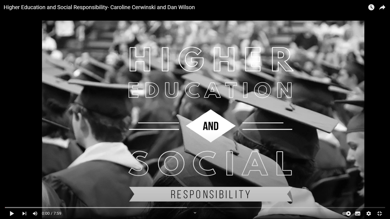 Higher Education and Social Responsibility 대표이미지