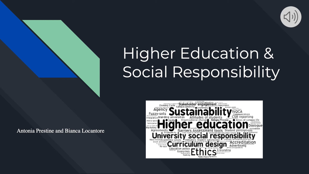 Higher Education and Social Responsibility 대표이미지