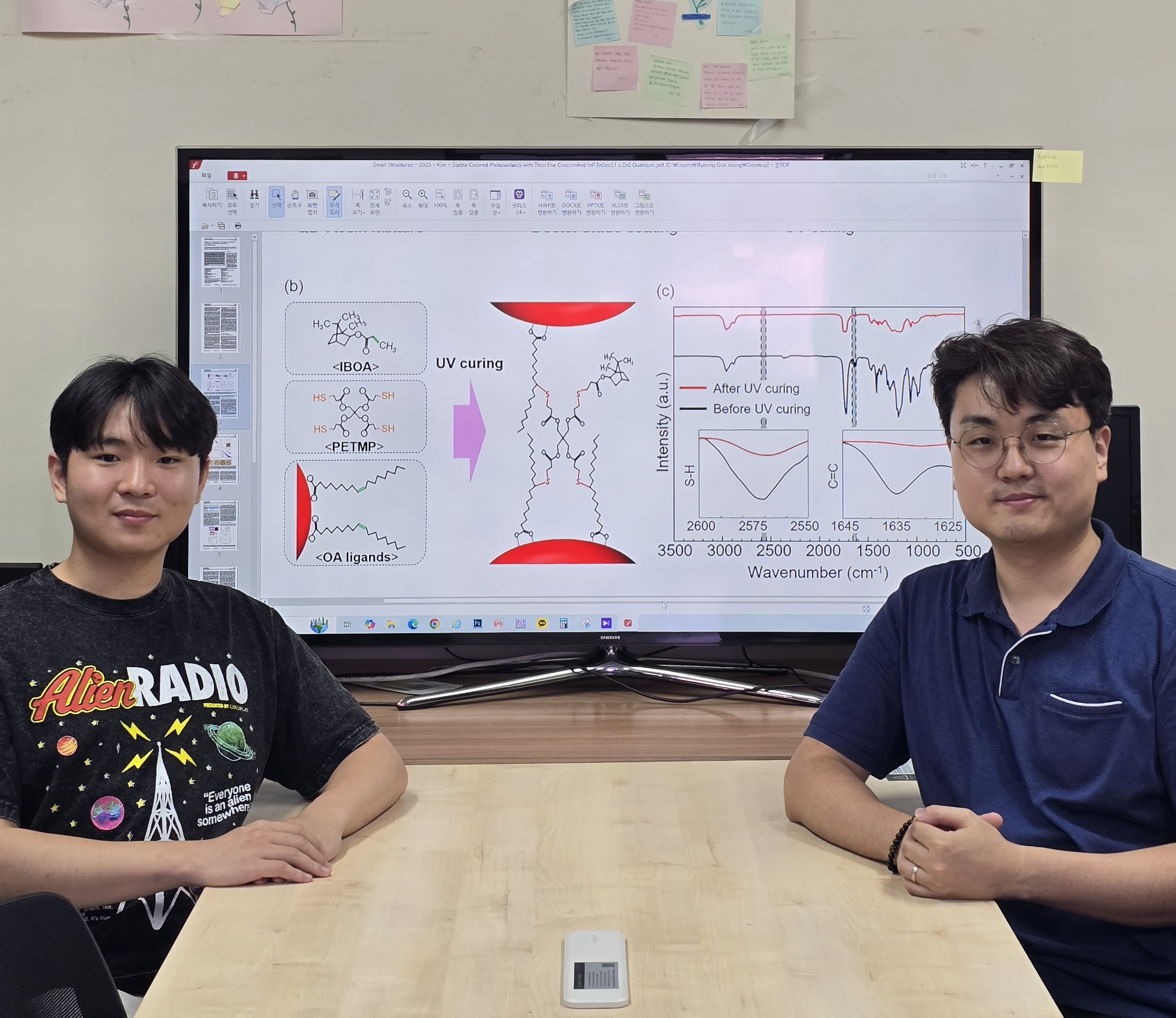 정병국 교수 연구팀, 친환경 InP 양자점-고분자 복합체 기반 고안정성 컬러태양전지 개발 대표이미지