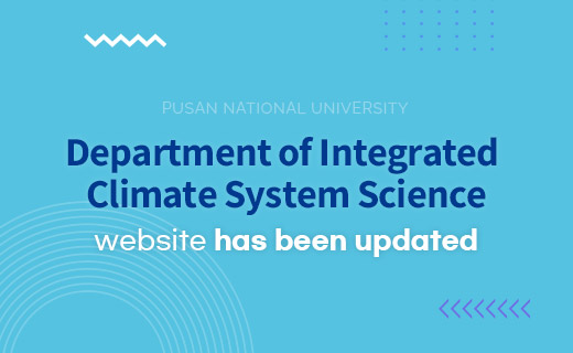 Department of Integrated Climate System Science website has been updated