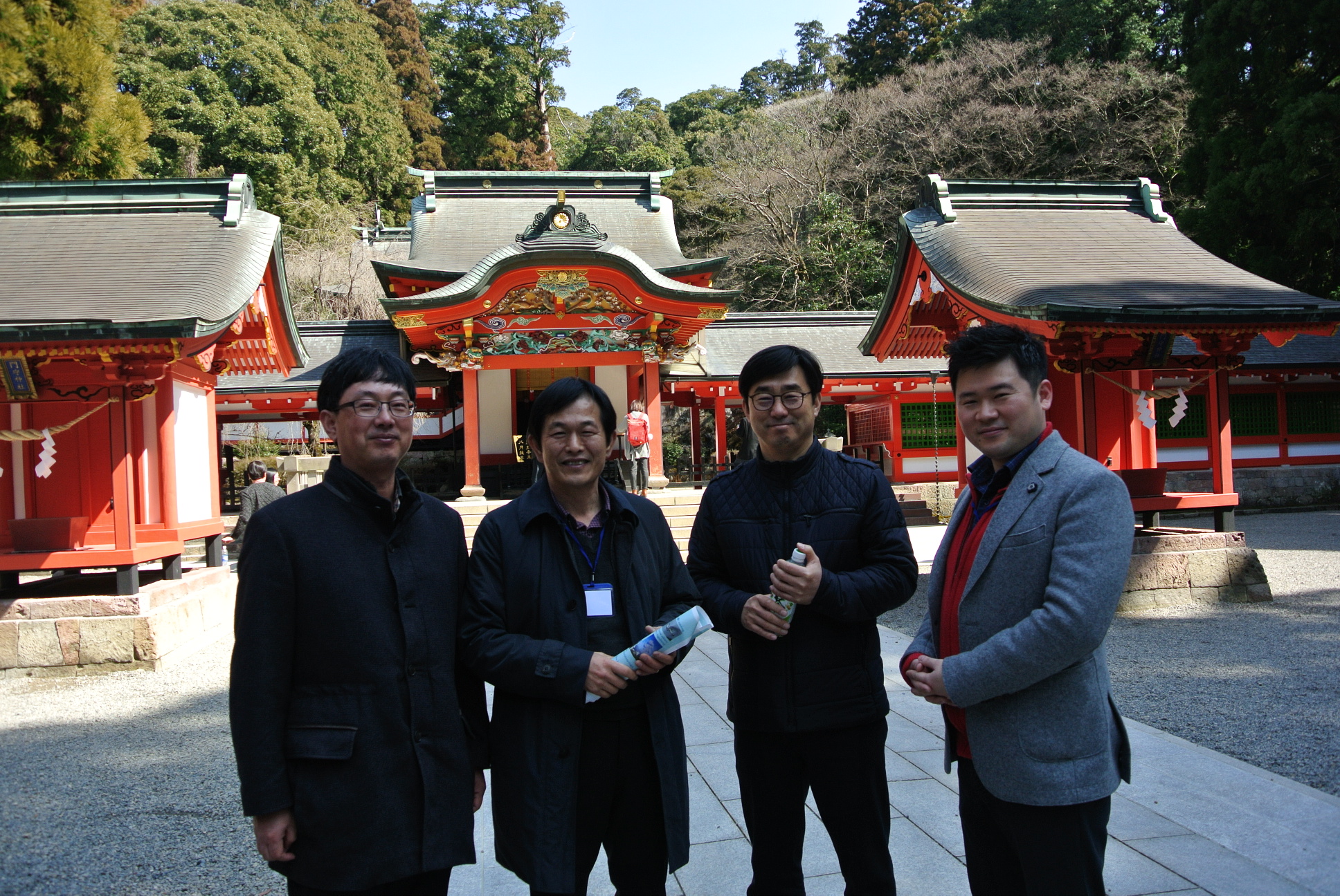 Campus Asia Spring camp & signing ceremony, Kyushu 4명단체사진(1).JPG